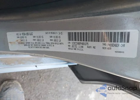 2015 Chrysler 200 Limited из США, поврежденный, VIN 1C3CCCAB9FN691275